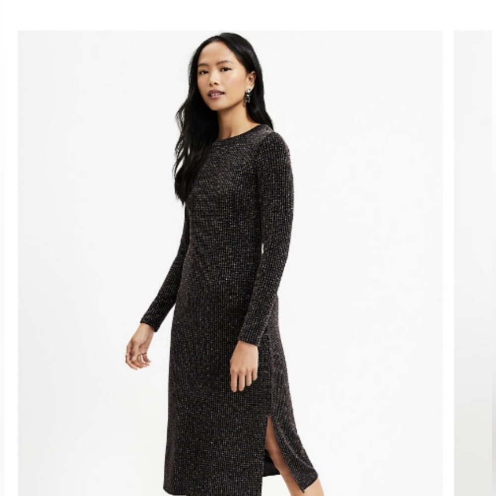 Perfect party or wedding guest dress for cool winter nights!